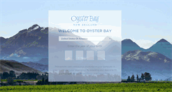 Desktop Screenshot of oysterbaywines.com